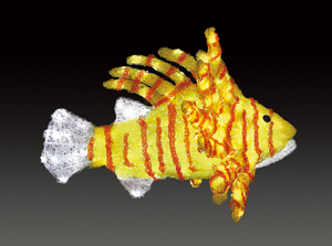 LEDクリスタルグロー　熱帯魚　ミノカサゴ