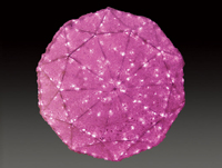 LEDクリスタルグロー　ダイヤモンド
ピンク